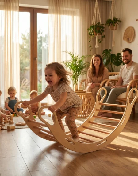 XL Montessori Ahşap Pikler Halkası